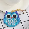 5pcs DIY Bird Full Drill Special Shaped Diamond Painting Keychains Pendant