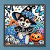 Diamond Painting-DIY Crystal Rhinestone Halloween Cats Dogs(40*40CM）