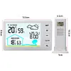 Wireless Weather Station Digital Thermometer Hygrometer Alarm Clock for Desktop