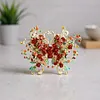 3D Jigsaw Puzzle Kit Butterfly Desktop Office Decoration Flower and Butterfly Assembled Metal Insects Puzzles for Beginner To Build Birthday Xmas Gifts