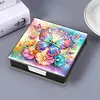 Butterfly Leather Diamond Art Note Box with 160 Sheets of Paper for Beginners