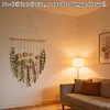 (Finished Product)Artificial Eucalyptus Wall Decor Fake Greenery Leaves Boho Wall Decor Imitation Eucalyptus Leaf Ornament for Bedroom Kitchen Dining Room Bathroom