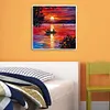 Sunset At Sea-Paint by Numbers Acrylic Painting 20*20cm