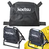 Kayak Seat Back Storage Bag with Straps Kayak Chair Bag for Outdoors Kayak Chair