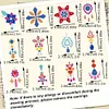 12 Pairs Diamond Painting Earrings DIY Diamond Art Earrings for Adults (C)