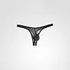 Ultra-thin sexy fully transparent ice silk seamless U convex thong