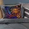 Sun And Moon Chart-Pillow Case-3 Strands 11CT Stamped Cross Stitch-45*45CM