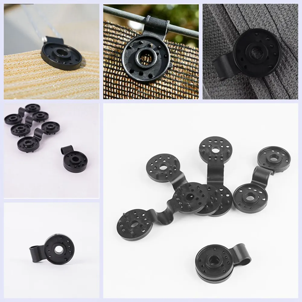 5pcs Sunshade Net Clip Greenhouse Shade Cloth Fix Clamp Grommet Hook Clip