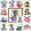 (Multi-Style) Animal - 18CT Stamped Cross Stitch 20*20cm/7.87*7.87in