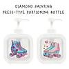 A Set of Two Multifunctional Diamond Painting Reusable Liquid Bottles DIY Special Shaped Drill Craft Kits
