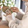 (US Local)6PCS DIY Diamond Art Greeting Cards Congratulation Card & Gift (Gingerbread Man)