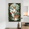 Diamond Painting-DIY Full Round Drill Elk in the Snow(70*50 CM)