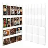 [US Local Warehouse] 18 Slot Acrylic Brochure Pamphlet Holder Wall Mount 6 Magazine 12 Pamphlet Pockets Wall Pocket Organizer 10/5inches Trifold Brochure Holder for Flyer Literature Menu Advertise