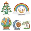 DIY 5D Double Sided Drills Special Shaped Diamond Painting Desktop Ornament Kit