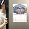 Dolphin Diamond Painting Magnetic Fridge Calendar To-do List Calendar Kit