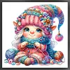 Weave Sweater - 11CT Stamped Cross Stitch - 45*45cm - Cartoon