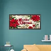 Christmas Flower-Full Round Diamond Painting 50*25cm