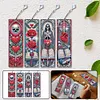 4Pcs Diamond Painting Skull Rose Bookmark for Reading Enthusiasts