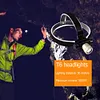 LED Headlight Telescope Zoomable Rechargeable Headlamp Torch w/ Battery