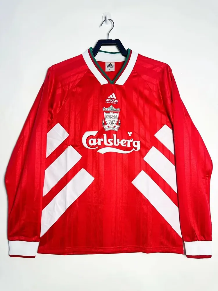 1993-95 Liverpool Home Long Sleeve Retro Jersey