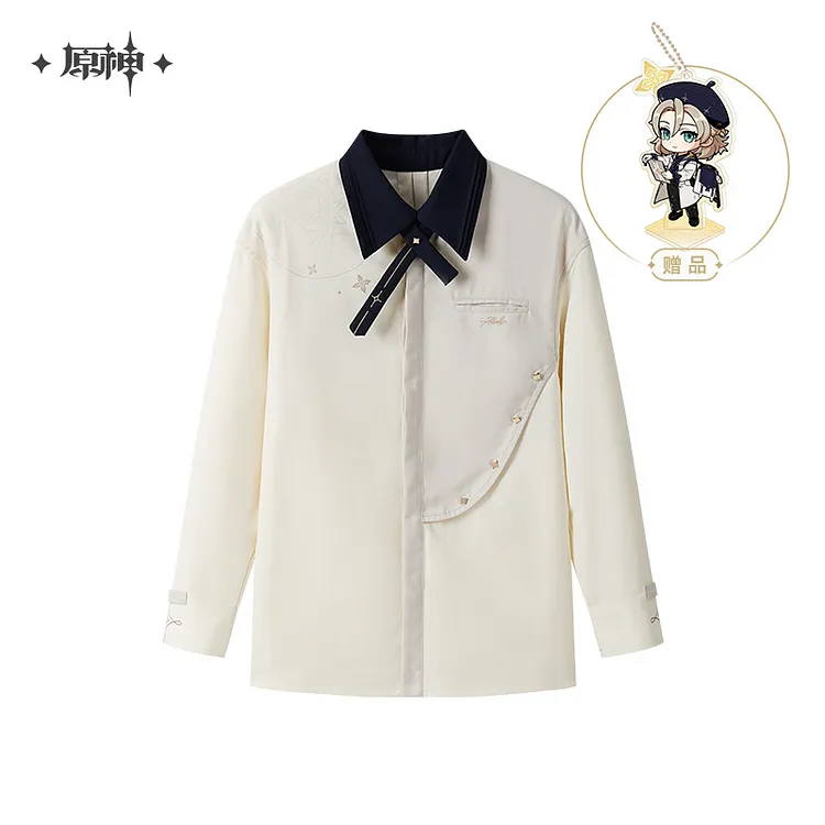 Genshin Impact Albedo Impression Casual Shirt [Original Genshin Official Merchandise]