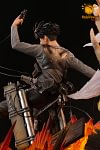 Street Battle Levi Ackerman with LED - Attack On Titan Resin Statue - Model Power Studio