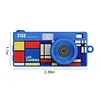 Thumb Camera with Long Battery Life Mini Camera Keychain Bag Charms with 1.47In IPS Screen 1440p 2K for Beginners Teens and Adults