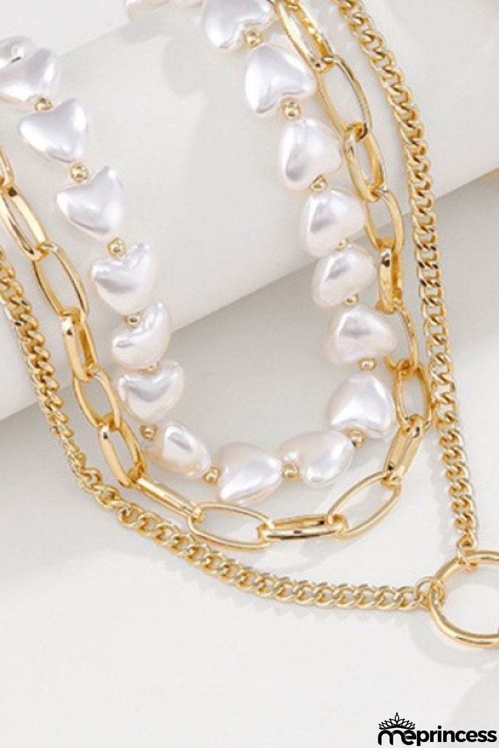 Three-Layered Pearl Necklace