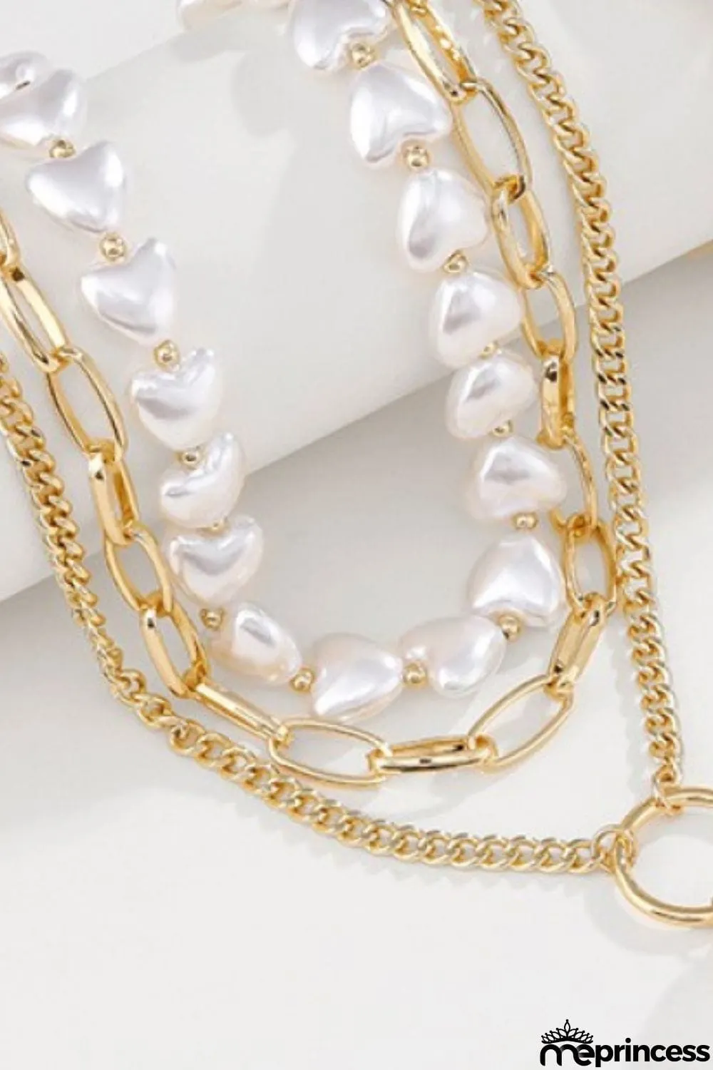 Three-Layered Pearl Necklace