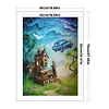 (Big Size)Fairy House - 11CT Stamped Cross Stitch - 50*70cm