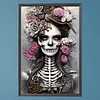 Skeleton Girl - Round AB Drills Diamond Painting(65*45cm)