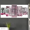 (US Local)HOME 95x45cm 5D DIY Full Drill Round Big Size Diamond Painting Kit Home Wall Room Decor