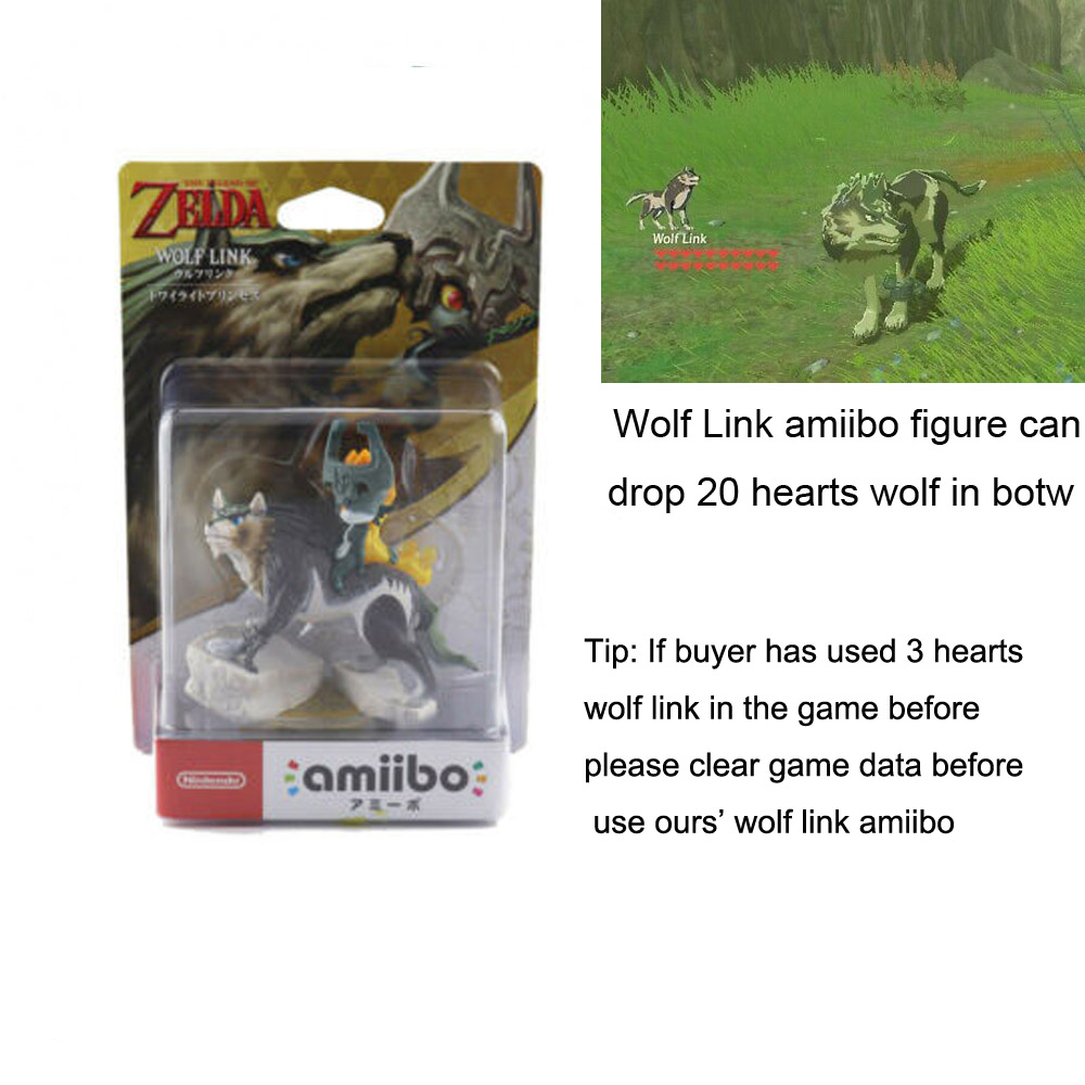 Nintendo Switch Amiibo 20 hearts Wolf Link Midna Twilight Princess