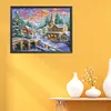 >SALE<Stamped DIY Cross Stitch 11CT Landscape Printed Canvas Embroidery (0809)