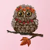 14CT Owl - Stamped Cross Stitch 19*22cm/7.48*8.66in(Brand)