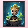 Tree Groot - 11CT Stamped Cross Stitch - 40*45cm