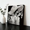 (30x30cm)DIY Pearl Painting Framed Beauty Handmade Pearl Material Art Kit Living Room Decor