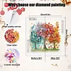 Quilling Paper Painting Tree Of Life-Partial Special Shaped Diamond Painting 30*30CM