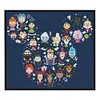 11CT Cartoon Mickey mouse head Character - Stamped Cross Stitch 46*51cm/18.11*20.08in Mickey Avatar