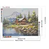 Wooded Lake-Full Square Diamond Painting(50x40cm)