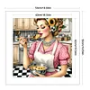 Kitchen Housewife-11CT Stamped Cross Stitch 50*50cm/19.69*19.69in