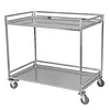 [US Local Warehouse] Heavy Duty Rolling Utility Cart with Wheels Handle 660lbs Capacity Rolling Cart