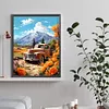 Diamond Painting-DIY Full Round Drill Mountain Car
