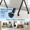 [US Local Warehouse] Universal Rolling Tv Stand for 86-110 Inch Screens Heavy Duty Whiteboard Stands Max Load 485LBS/220kg Smart Board Stand with Lockable Wheels