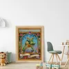 (US Local)Dragon-14CT Stamped Cross Stitch Kit(40x55cm)