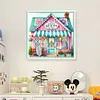 Sewing House-14CT Stamped Cross Stitch 40*40cm/15.75*15.75in