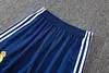 Joyfball 2025/2026 Kids Size Real Madrid Long Zipped Jacket Retro Version Royal Blue Soccer Jersey  1:1 Thai Quality 