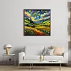 Starry Sky Scenery-11CT Stamped Cross Stitch 50*50cm/19.69*19.69in