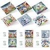 (US Local)6PCS DIY Diamond Art Greeting Cards Congratulations Cards & Gifts (Football)