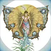 >SALE<Embroidery Eco-cotton Thread 14CT Printed Mermaid Cross Stitch Artwork 46x46cm
